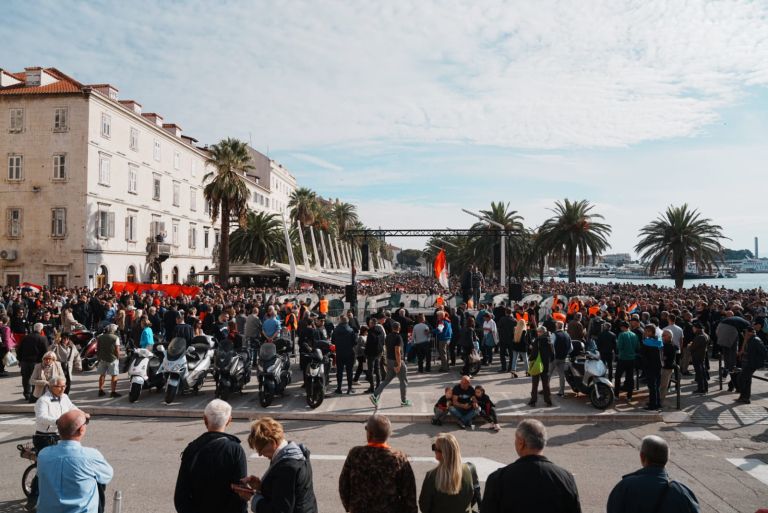 split, prostest, torcida