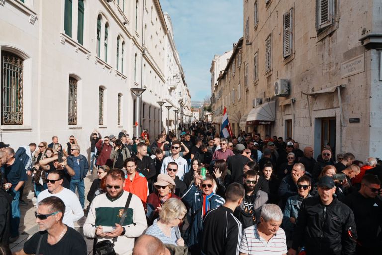 split, prostest, torcida