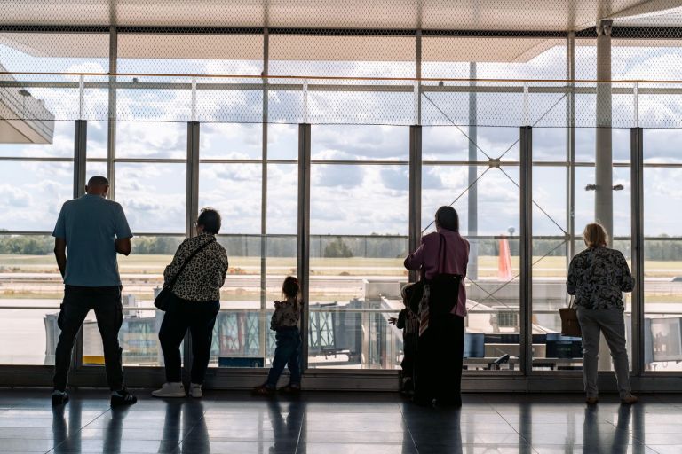 letalo, odpoved, letalisce