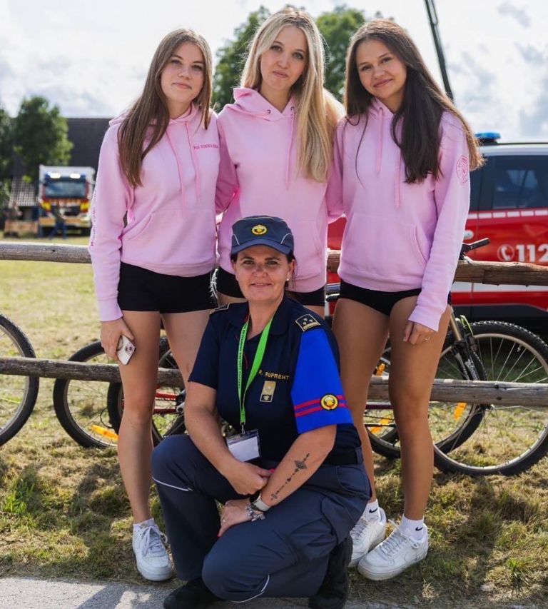 Gasilke Lina Rupreht, Olja Erlah in Žanin Legnar