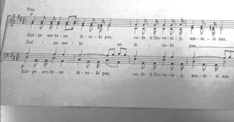 del zapisa šterbenčeve skladbe Vstani in dvigni se Bela krajina.jpg