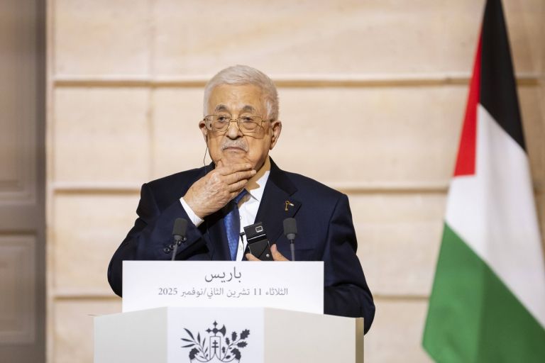 palestinskega predsednika Mahmuda Abasa .jpg