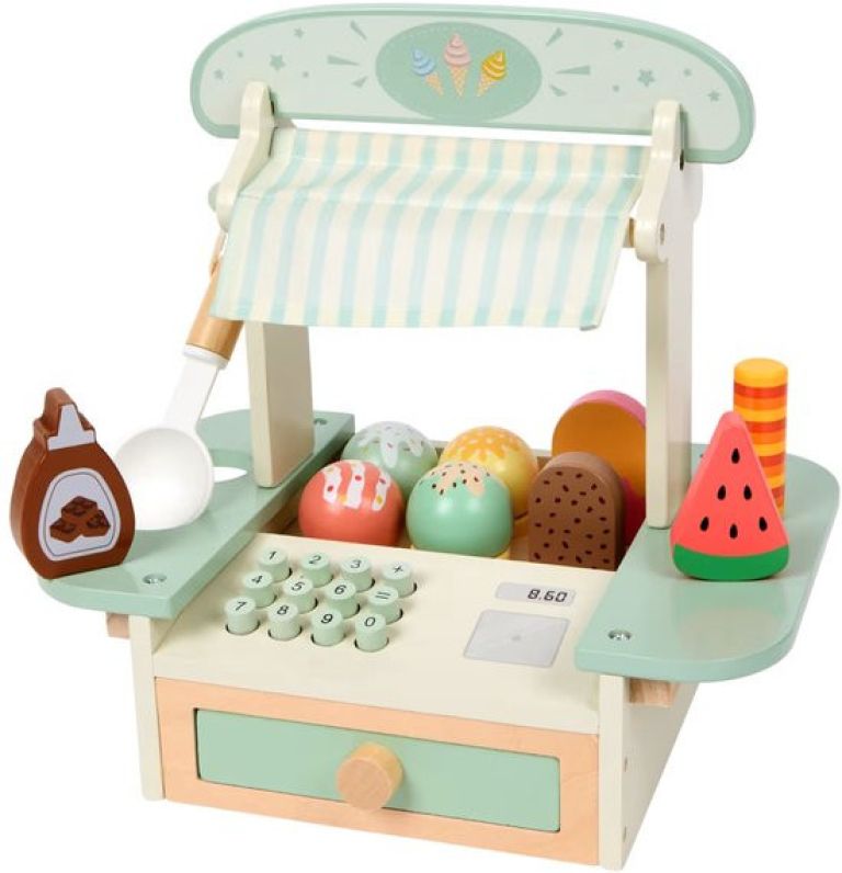 Lesena igrača stojnica za sladoled Mini Matters