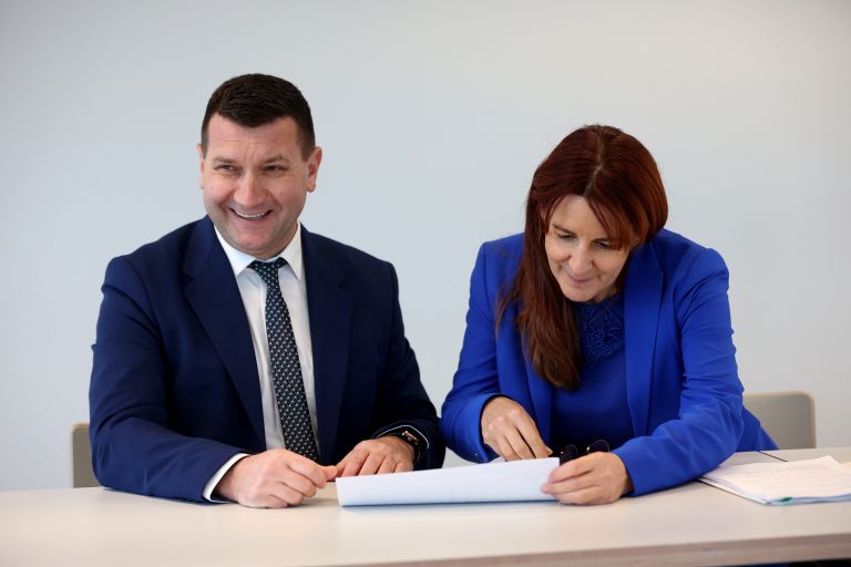 Denis Perše, Andreja Katič