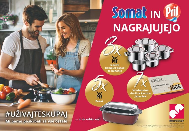 Pril in Somat nagrajujeta!