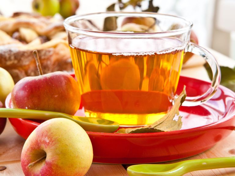 čaj, jabolko