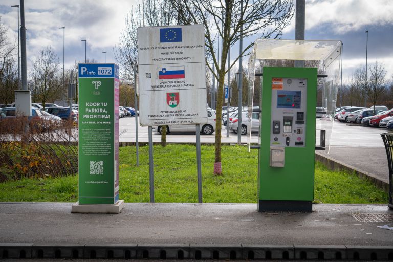 P+R, parkirišče, Ljubljana, Barje