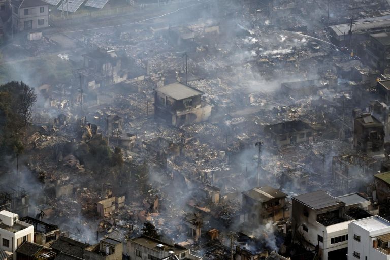 pozar, oita, japonska