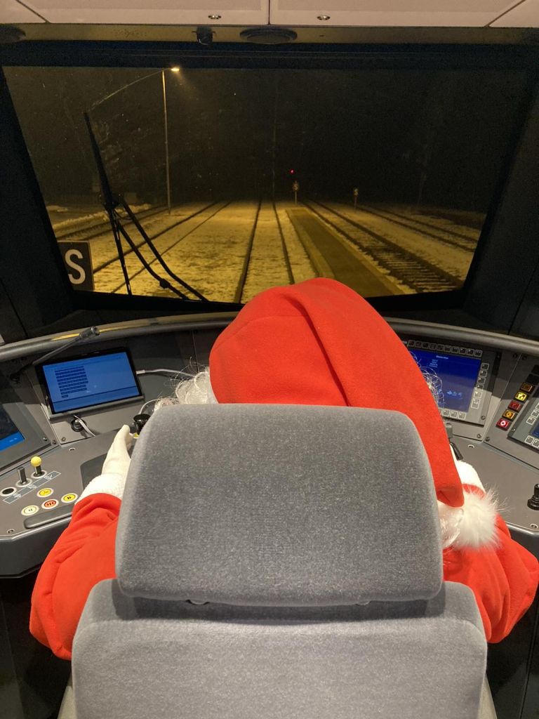 čarobni december, potovanje z vlakom