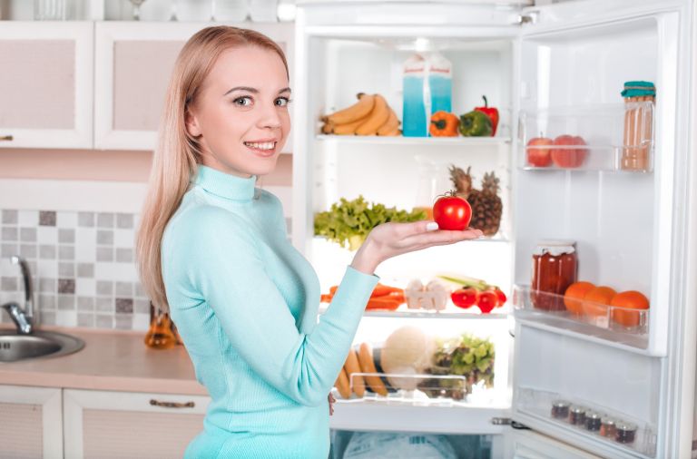 sveza-zelenjava, papirnata-brisaca, hladilnik