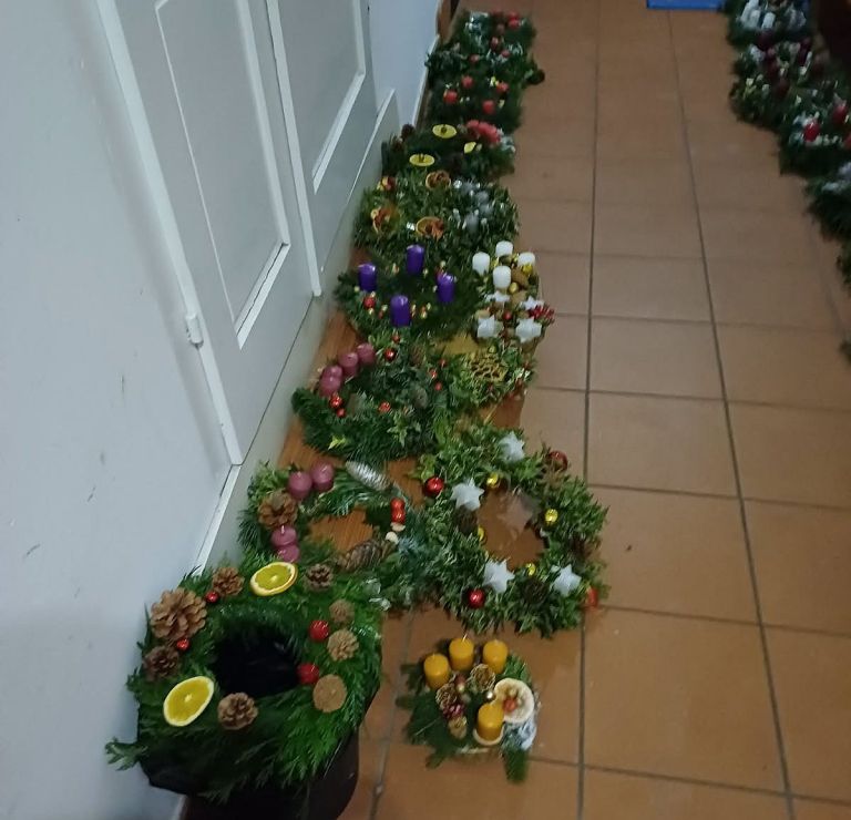 smarjeta, adventni-vencki, delavnica