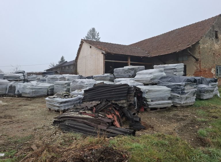 azbestne-plošče, azbest, deponija, šulinci