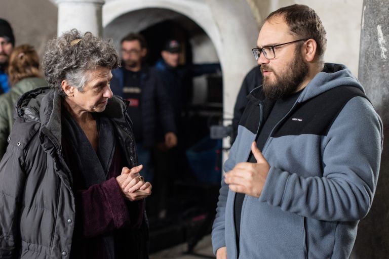 Plemstvo - igralka Natasa Burger, producent in reziser Ziga Virc.jpg