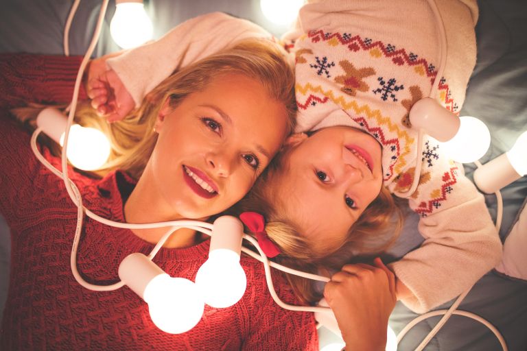 prazniki lučke mama in hči