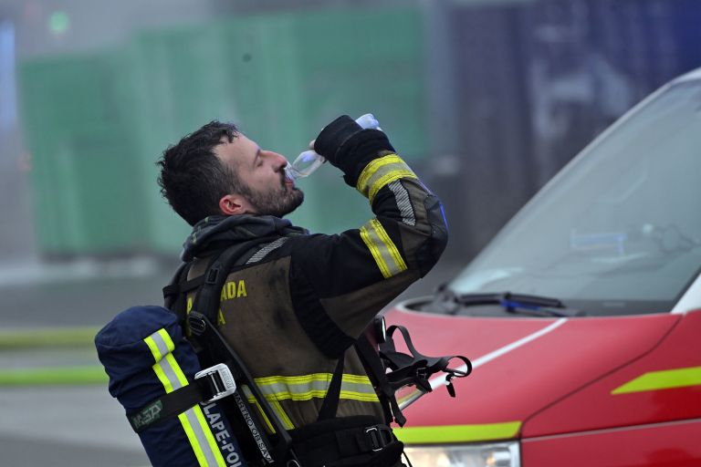 gasilci, pozar, ljubljana