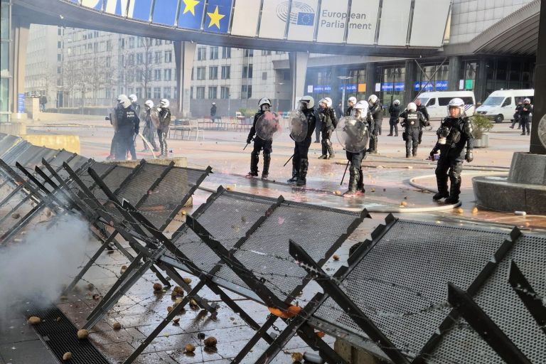 bruselj, protest-kmetov