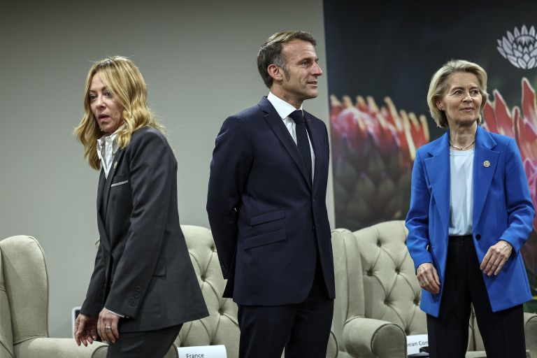 meloni, macron, von der leyen
