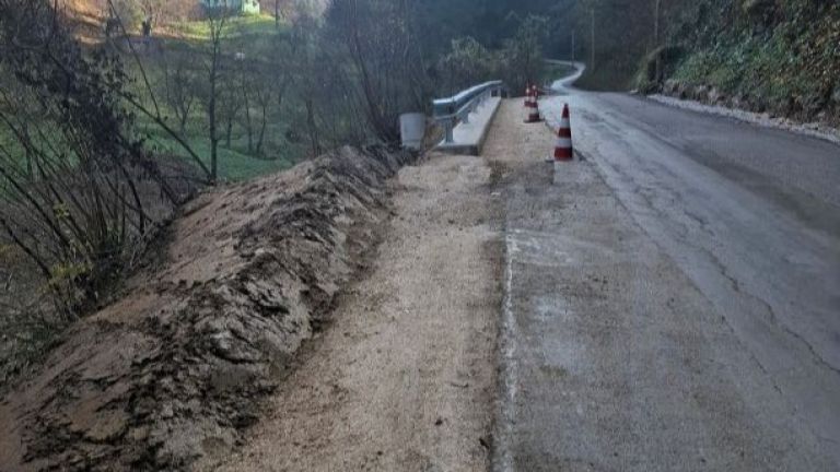 Sanacija plazu Cesta na Celjsko kočo