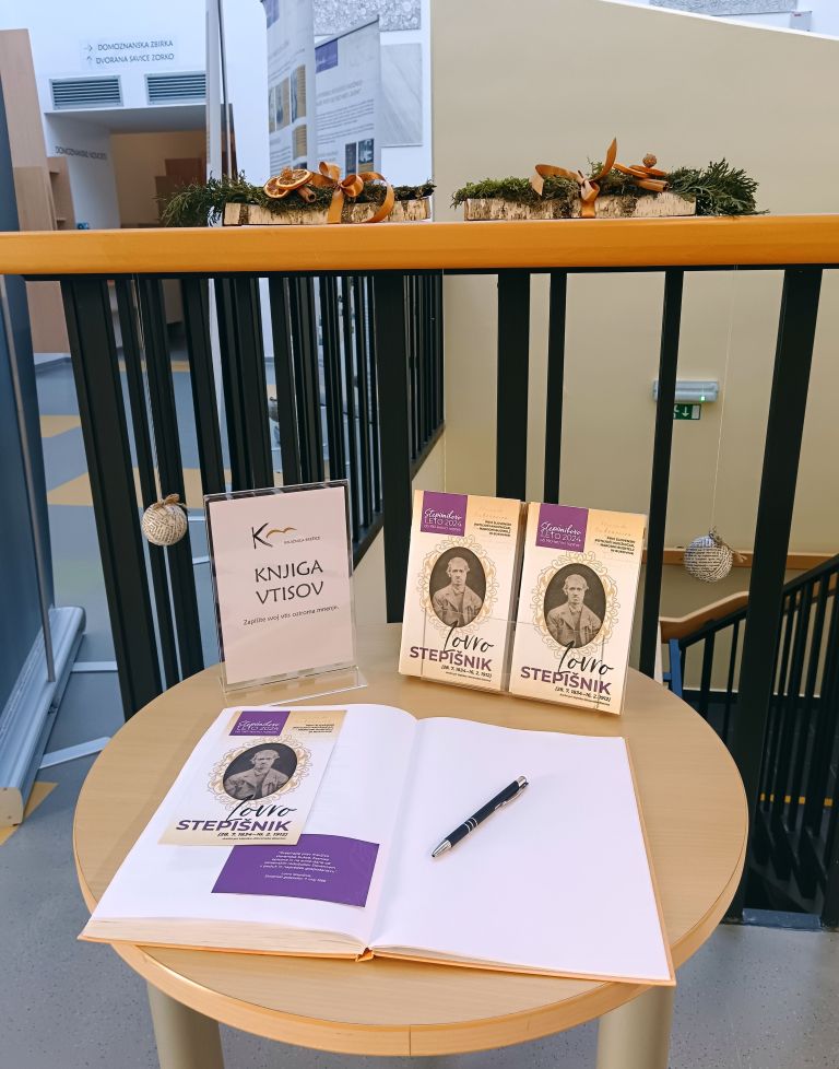knjiznica-brezice, lovro-stepisnik