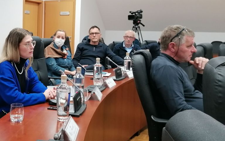 hisa-hospic, sentjernej, svetniki