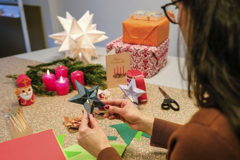 ustvarjanje papir prazniki