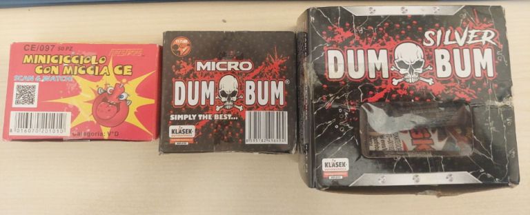 petarde, pirotehnika, koper