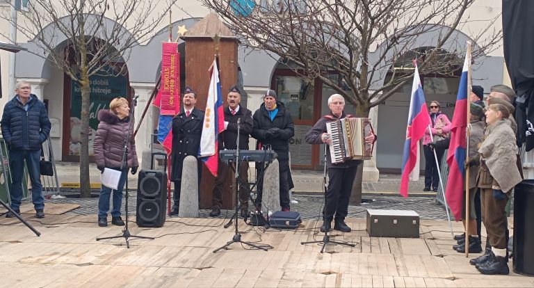 partizan, obesanje, obletnica, novo-mesto