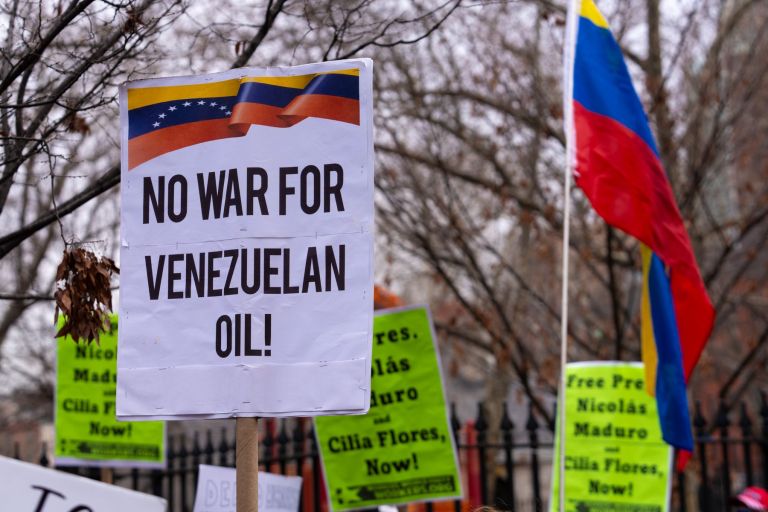 new-york, protest, maduro