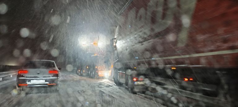 primorska-avtocesta, sneg