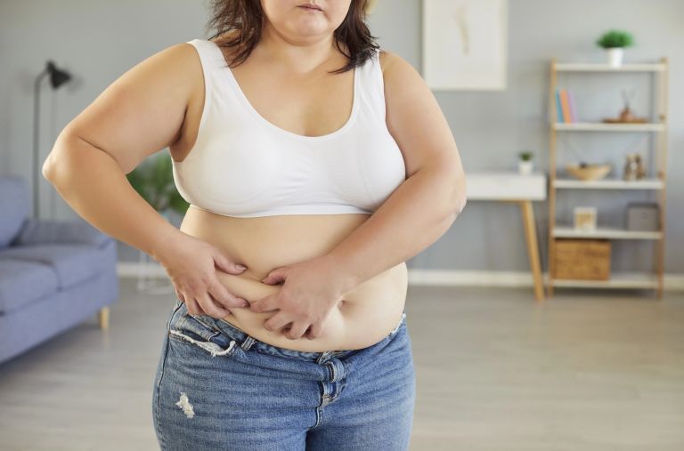 trebuh, maščoba, debelost