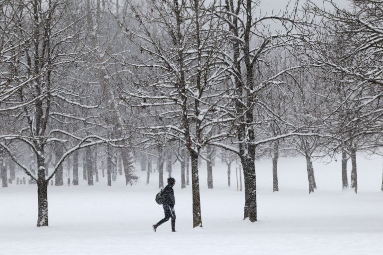 zima, sneg, snezenje