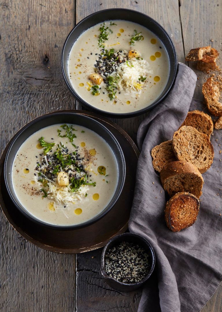 Juha iz pečene cvetače