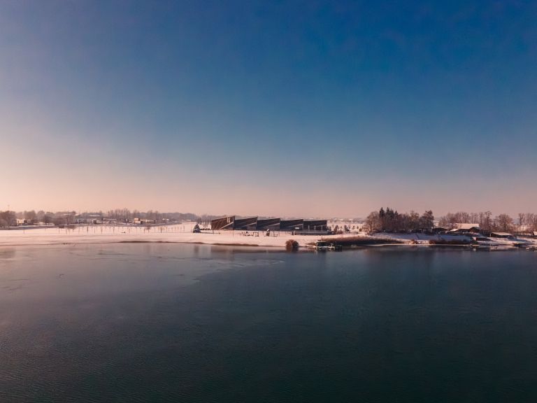 simbolična, zima, sneg, soboško-jezero, expano, kamenšnica, kamešnica, dron