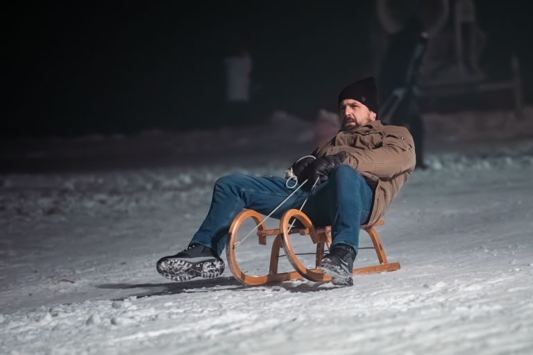 nočno-sankanje-ropoča, sankaški-pokal-občine-rogašovci, sanke, otroci, mladi, zima-zabava, sneg