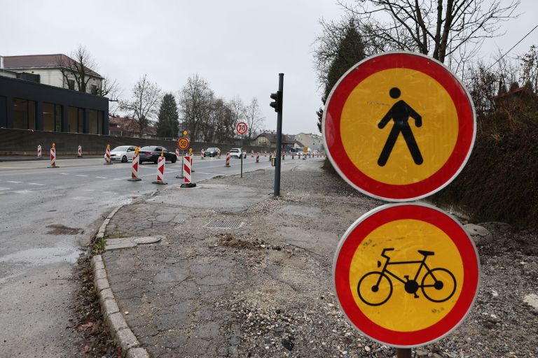 celovska, ljubljana, sentvid, dela, zamuda, obnova, cesta