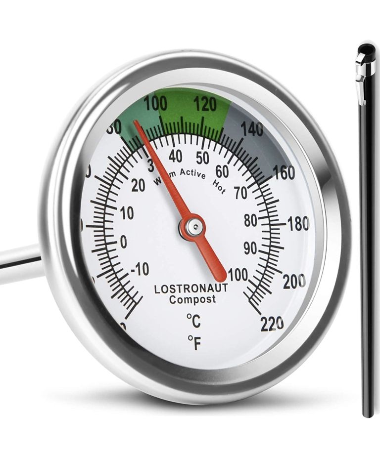 Merilnik temperature zemlje in komposta