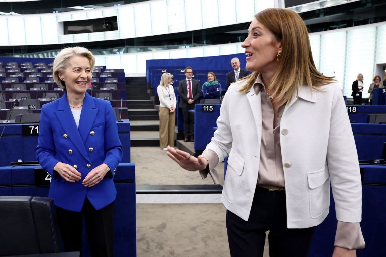 von der leyen, Roberta Metsola