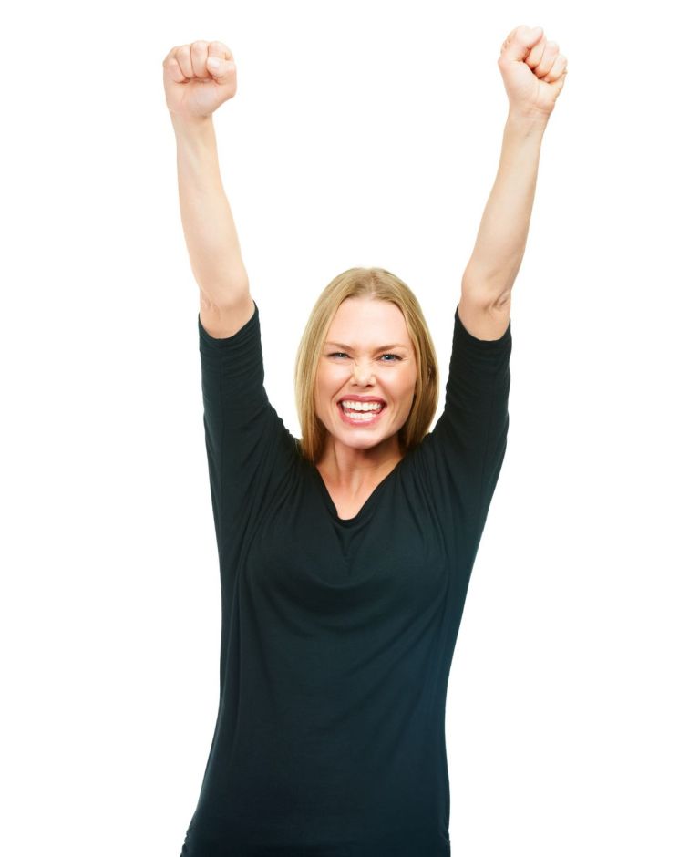 zmagovalna drža telesa