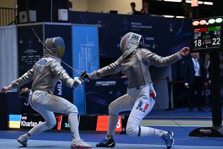 olha-kharlan, sabljanje