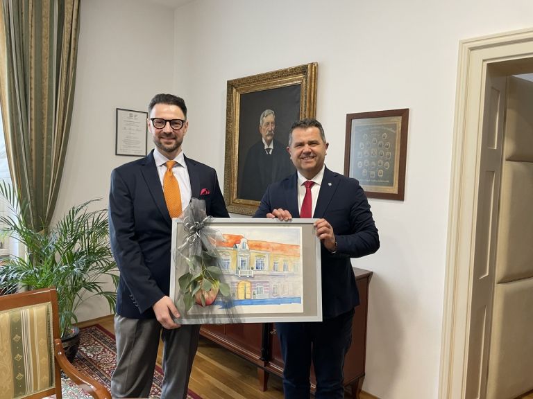 andor ferenc david, veleposlanik madžarske, občina lendava, sprejem