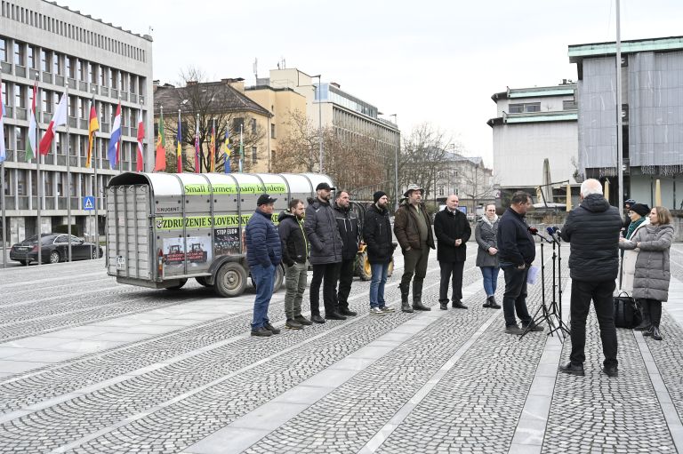 kmetje, napoved protesta