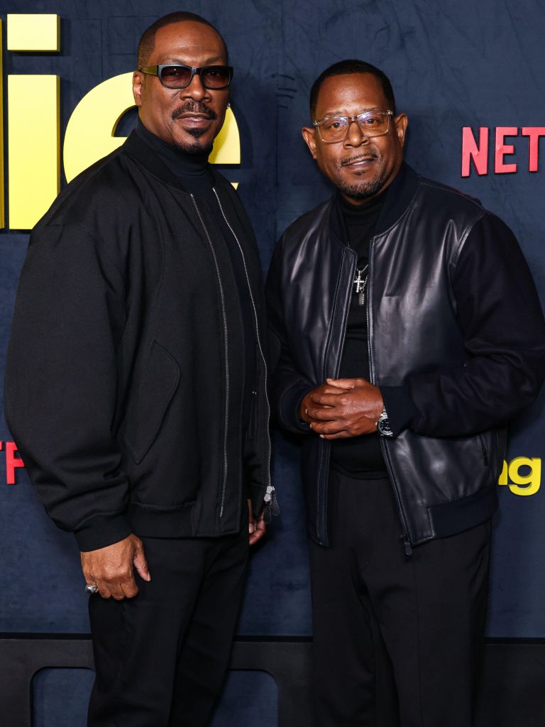 Eddie Murphy in Martin Lawrence na premierfi filma Beeing Eddie.