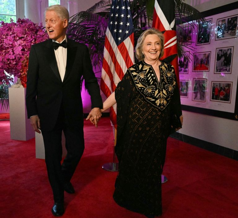 Bill in Hillary Clinton