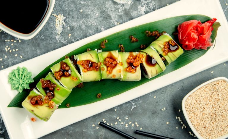 suši dragon roll