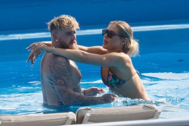 Jake Paul in Jutta Leerdam