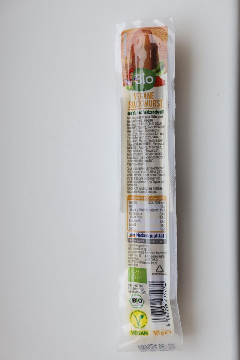 Bio veganska klobasica