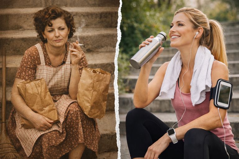 Ženska, videz, lepota, nekoč, danes