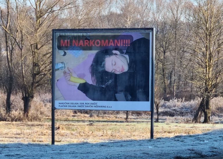 kordis snezic plakat mi narkomani.jpg