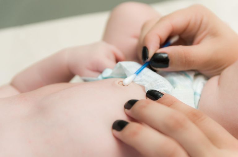 popek, novorojenček