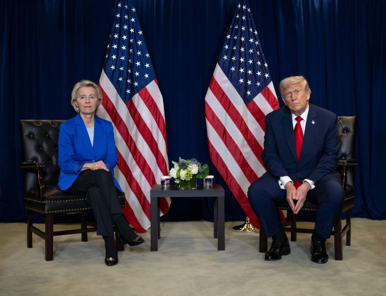 von der leyen, trump